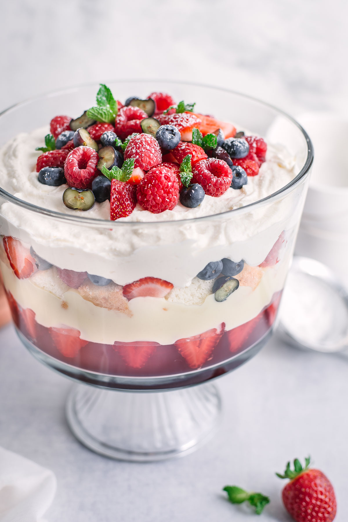 Holiday Berry Trifle